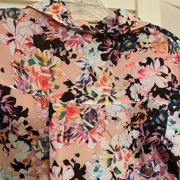 Express Floral Blouse Size M - Picture 4 of 4